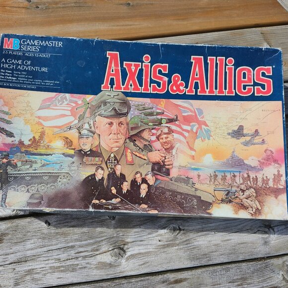 1987 MB Axis & Allies WWII Gamemaster Series Board Game 1942 - Picture 1 of 11
